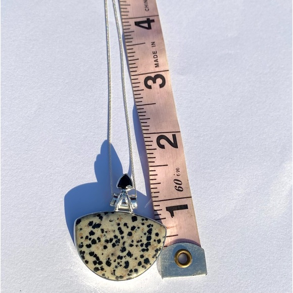 Dalmatian Jasper & Onyx Necklace - Picture 15 of 16